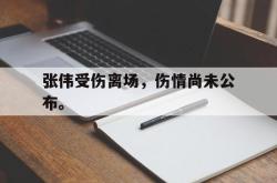 开云官方体育app官网-张伟受伤离场，伤情尚未公布。